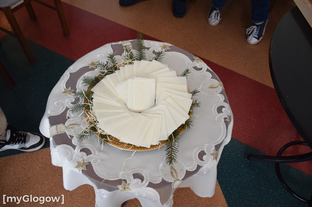 Spotkanie wigilijne domu samopomocy w Głogowie