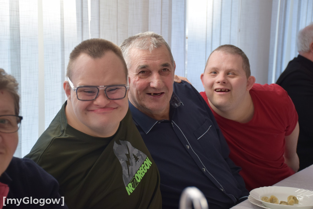 Spotkanie wigilijne domu samopomocy w Głogowie