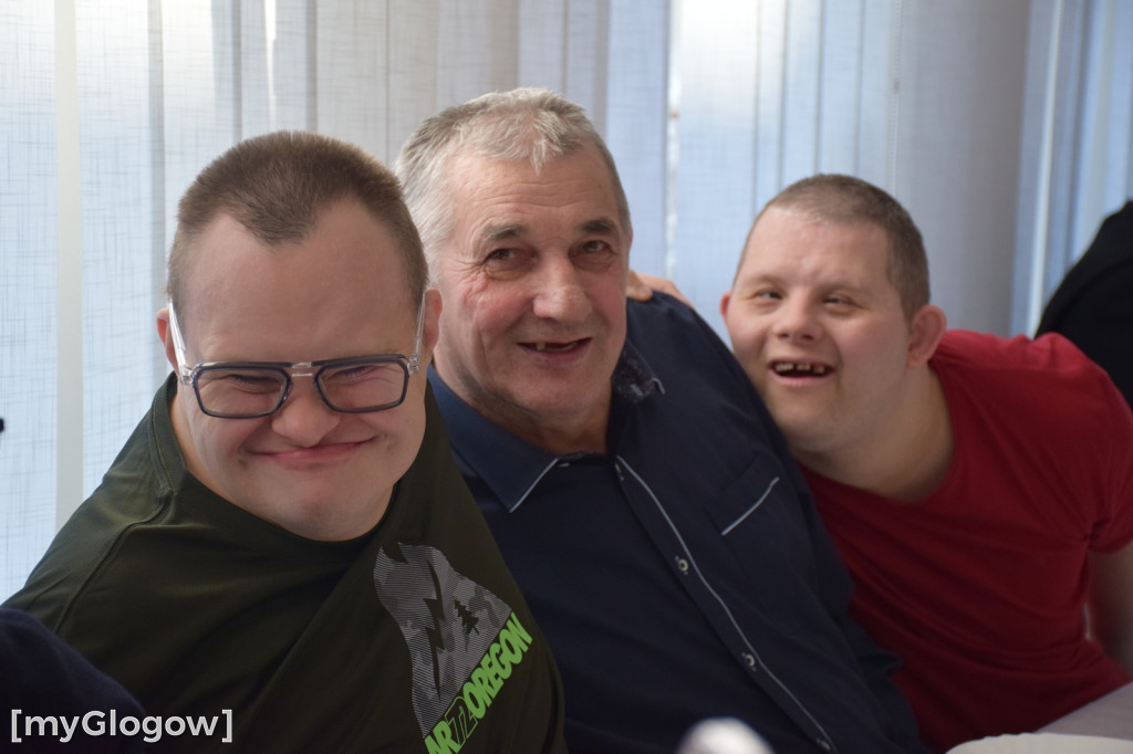 Spotkanie wigilijne domu samopomocy w Głogowie