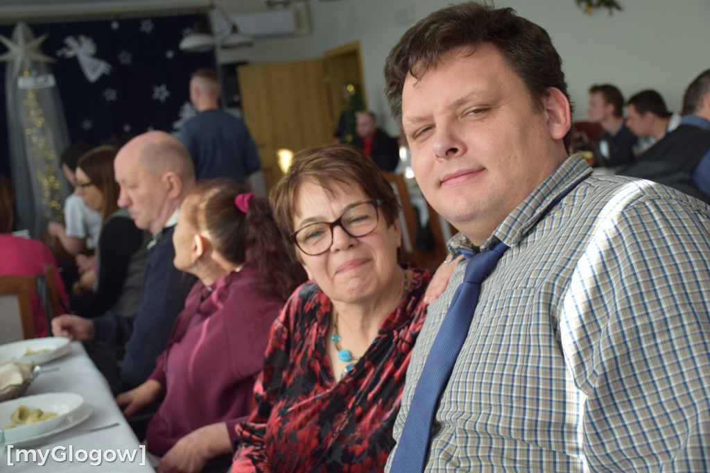 Spotkanie wigilijne domu samopomocy w Głogowie