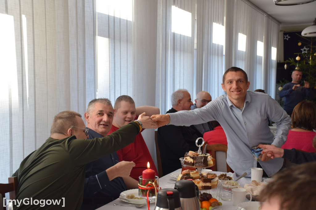 Spotkanie wigilijne domu samopomocy w Głogowie