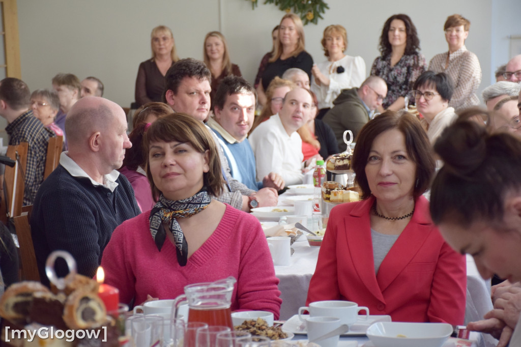 Spotkanie wigilijne domu samopomocy w Głogowie