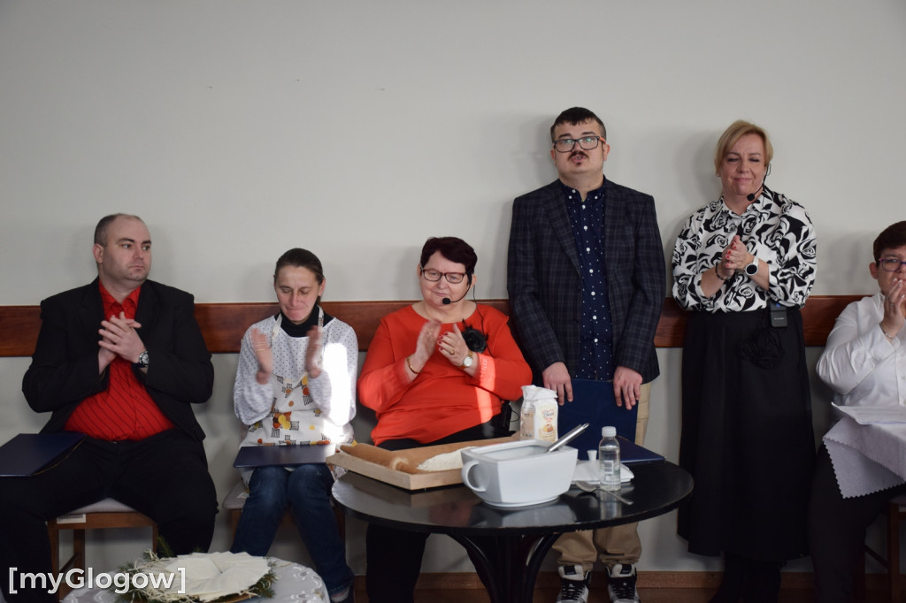 Spotkanie wigilijne domu samopomocy w Głogowie