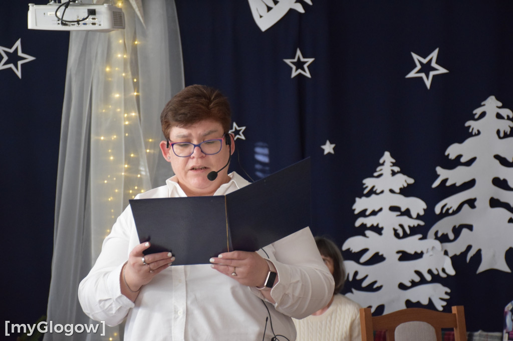 Spotkanie wigilijne domu samopomocy w Głogowie