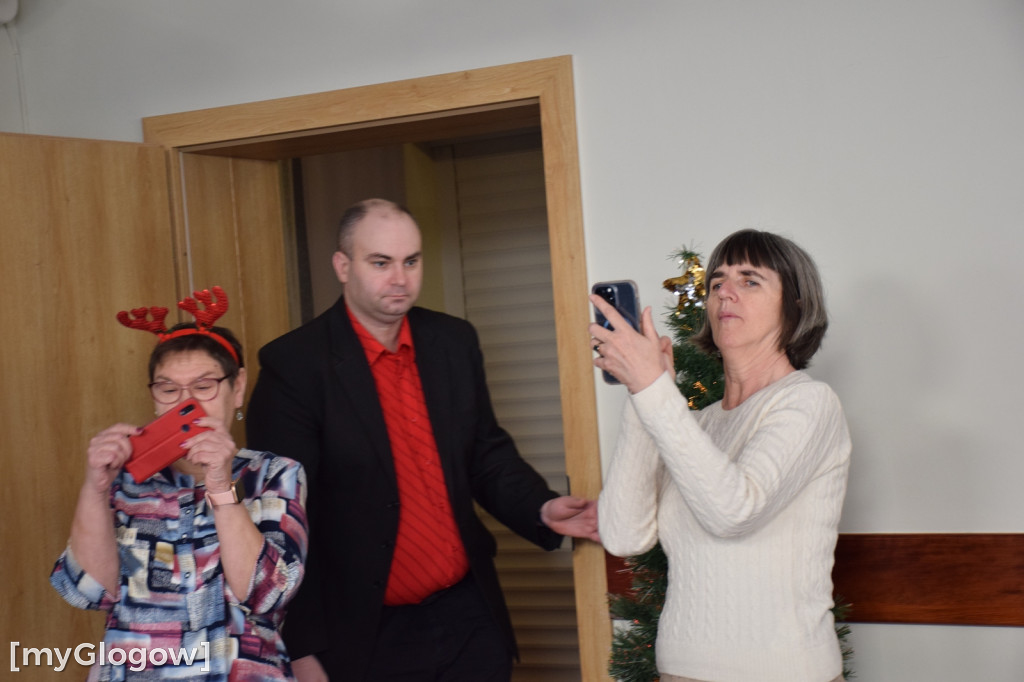 Spotkanie wigilijne domu samopomocy w Głogowie