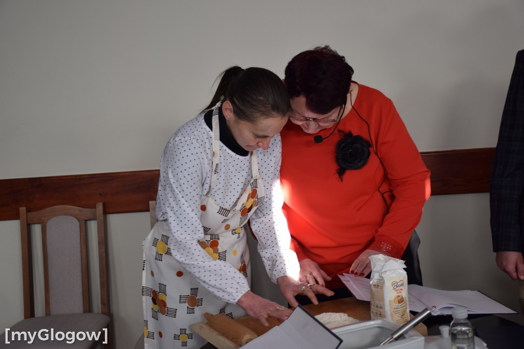 Spotkanie wigilijne domu samopomocy w Głogowie