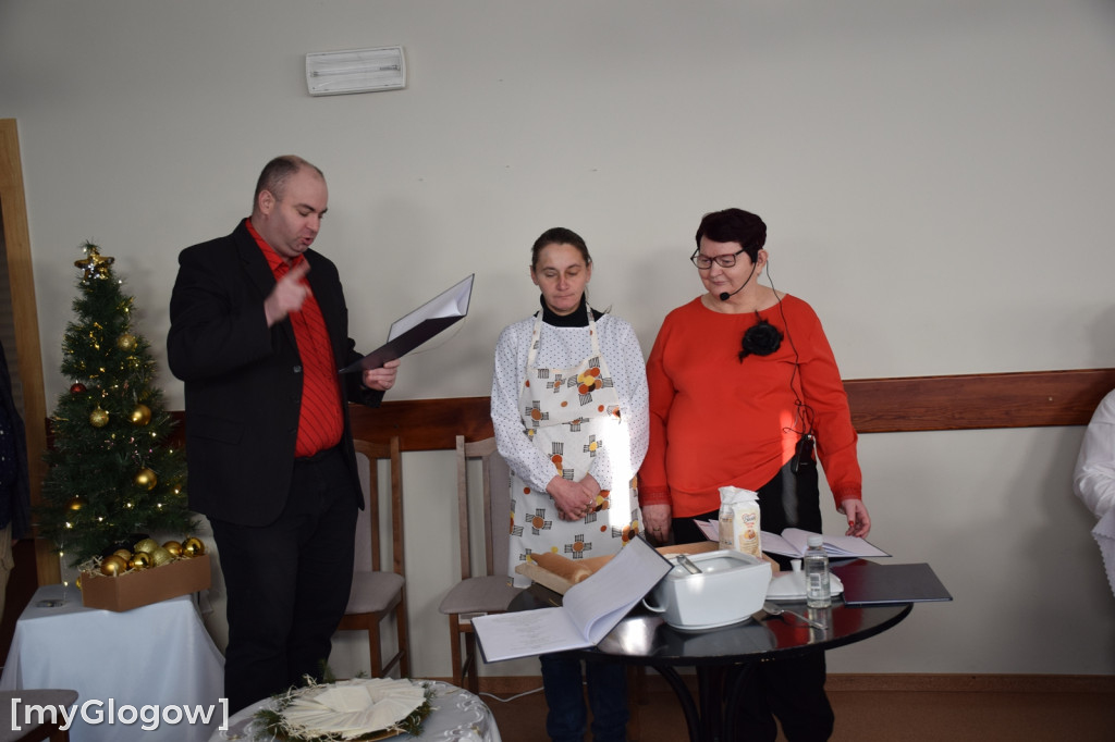 Spotkanie wigilijne domu samopomocy w Głogowie