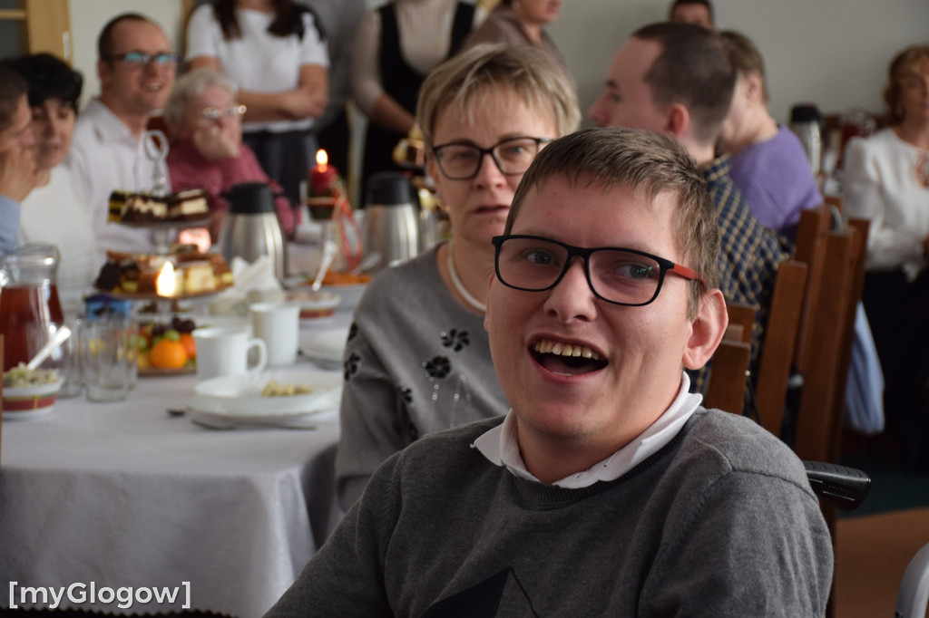 Spotkanie wigilijne domu samopomocy w Głogowie