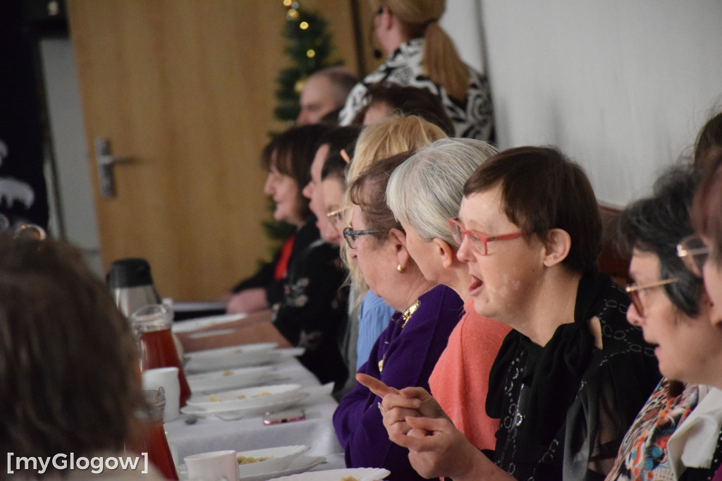 Spotkanie wigilijne domu samopomocy w Głogowie