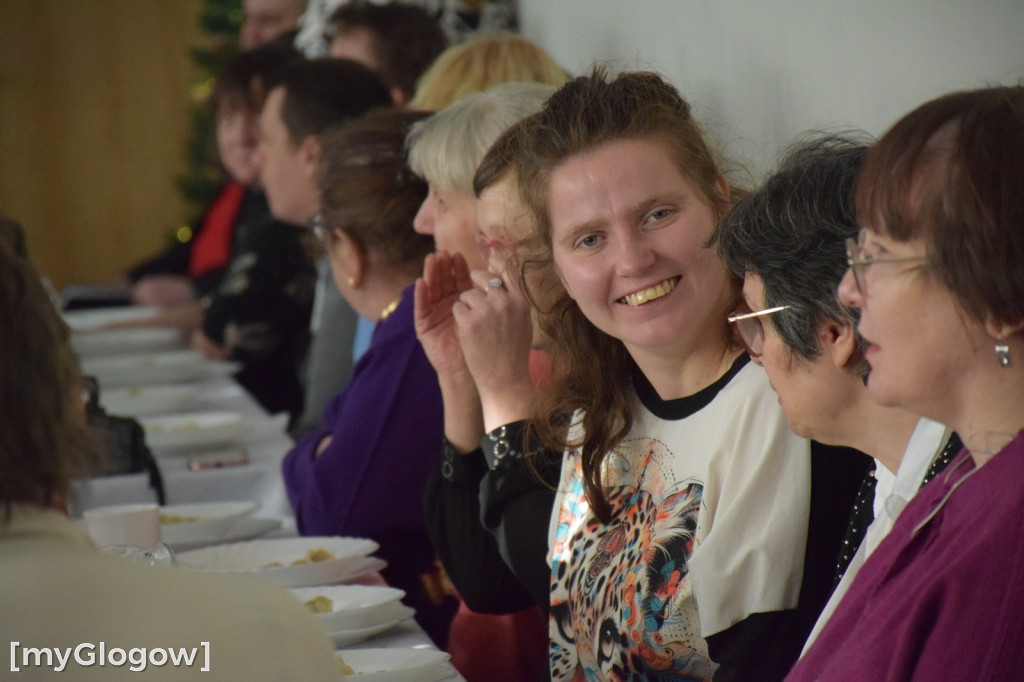 Spotkanie wigilijne domu samopomocy w Głogowie