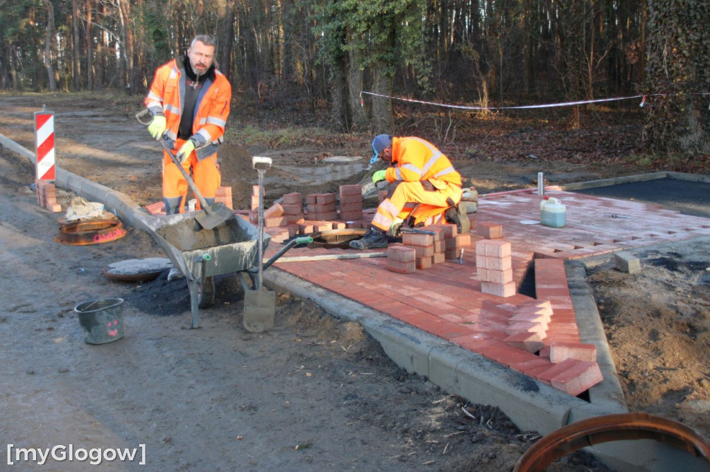 Budują drogi w Sławie
