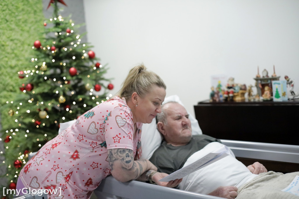 Piękne chwile podczas wigilii w hospicjum