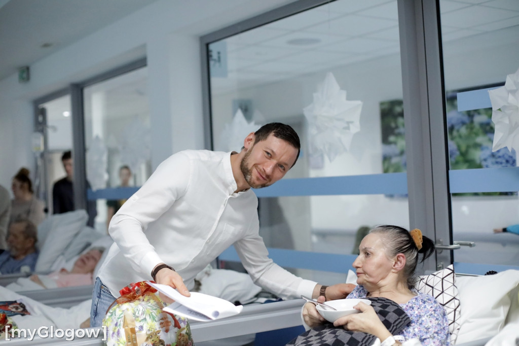 Piękne chwile podczas wigilii w hospicjum