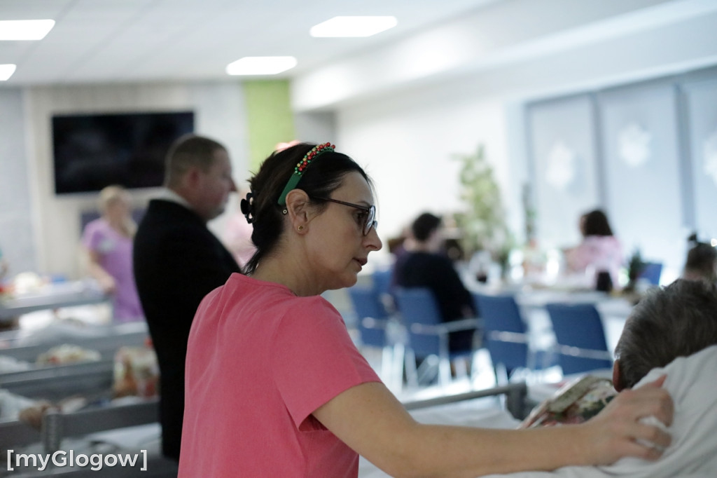 Piękne chwile podczas wigilii w hospicjum