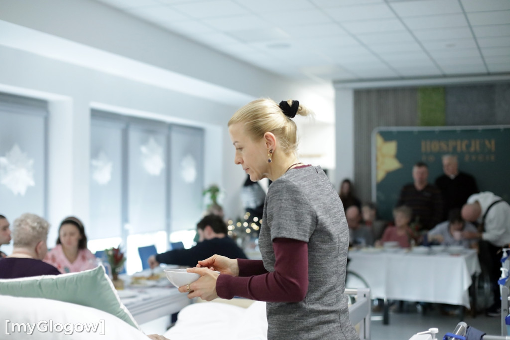Piękne chwile podczas wigilii w hospicjum