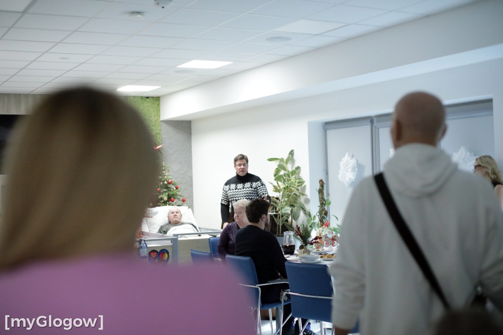 Piękne chwile podczas wigilii w hospicjum