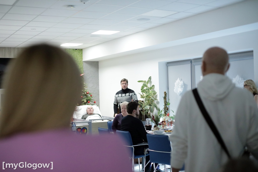 Piękne chwile podczas wigilii w hospicjum
