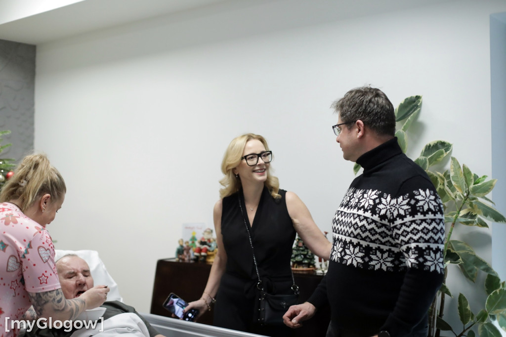 Piękne chwile podczas wigilii w hospicjum