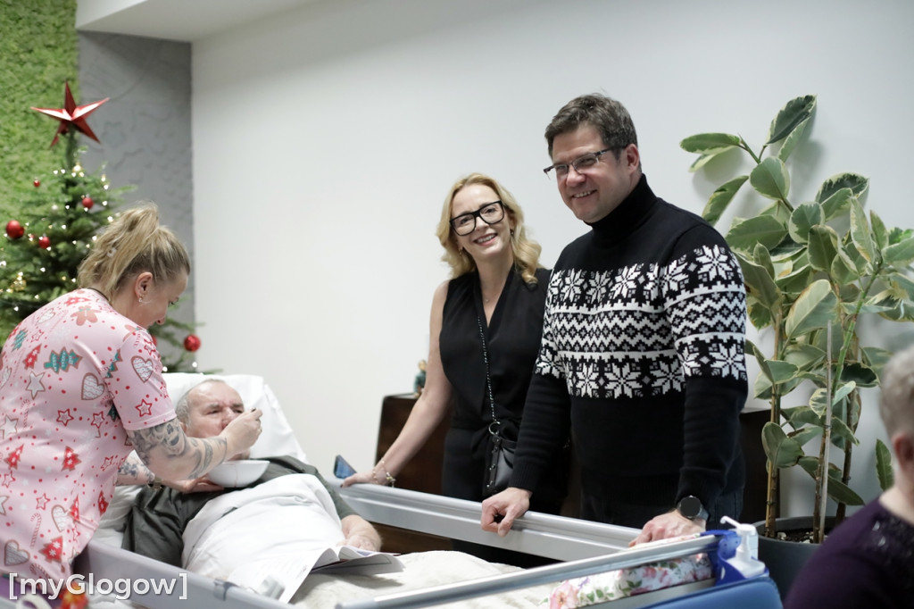 Piękne chwile podczas wigilii w hospicjum