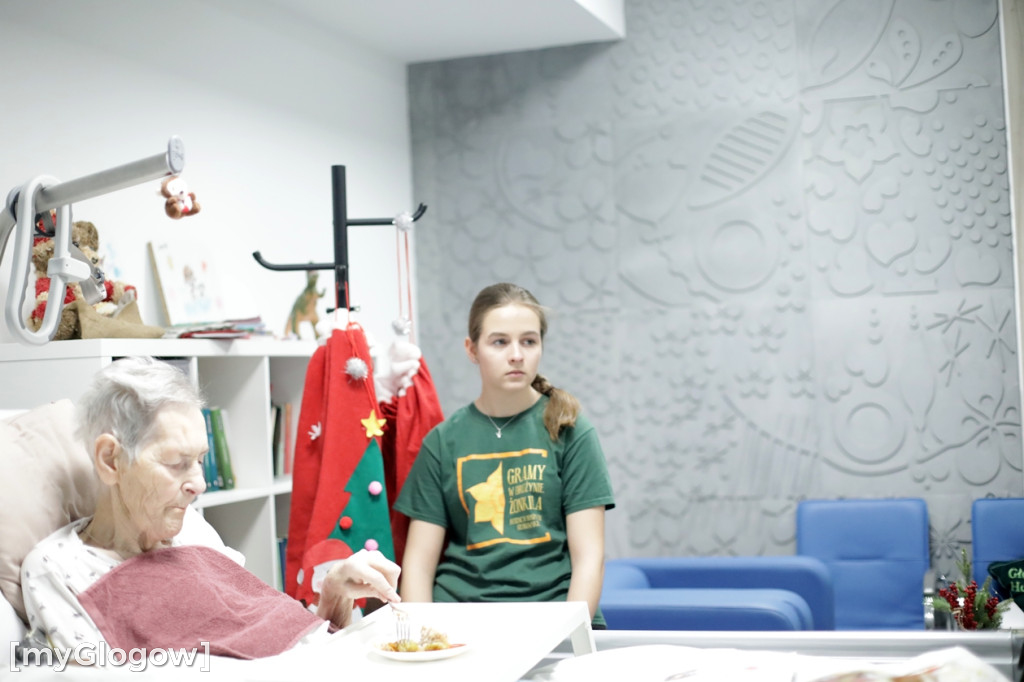 Piękne chwile podczas wigilii w hospicjum