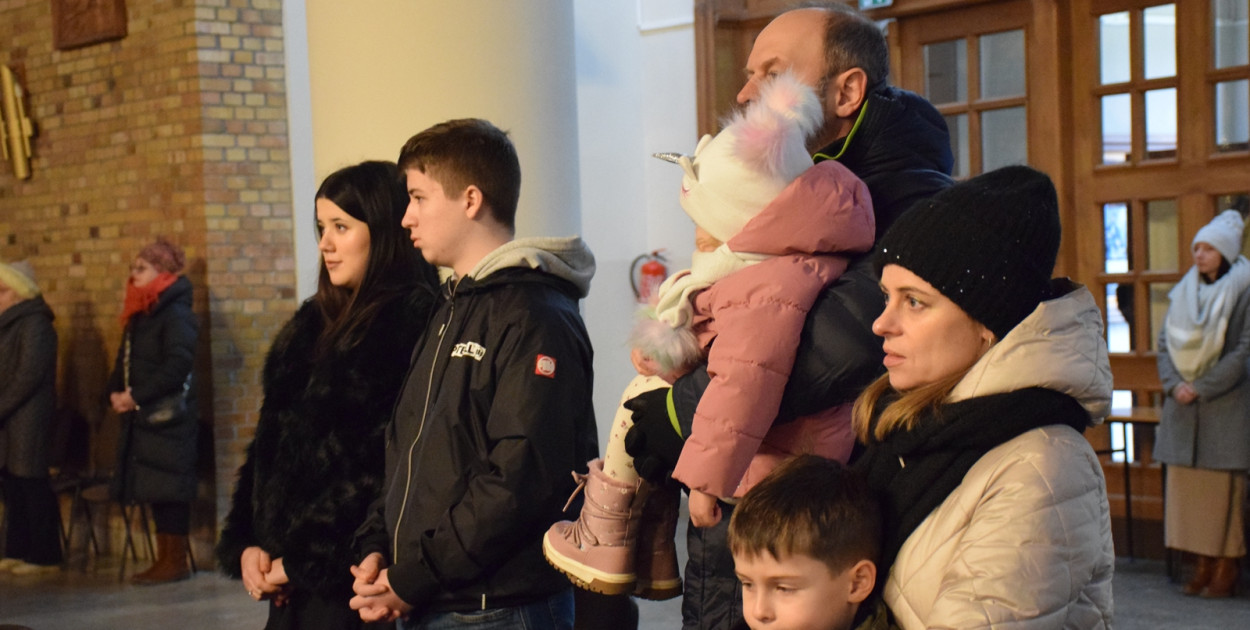Pierwszy dzień świąt w kościele na Koperniku