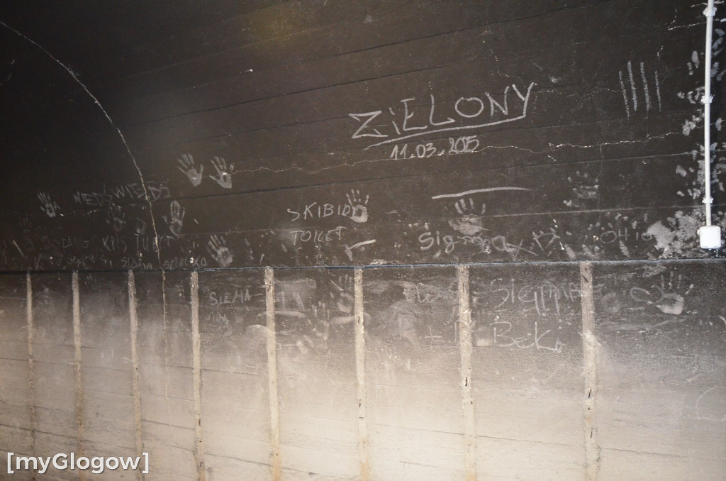 Wejście do podziemnego szpitala w Głogowie