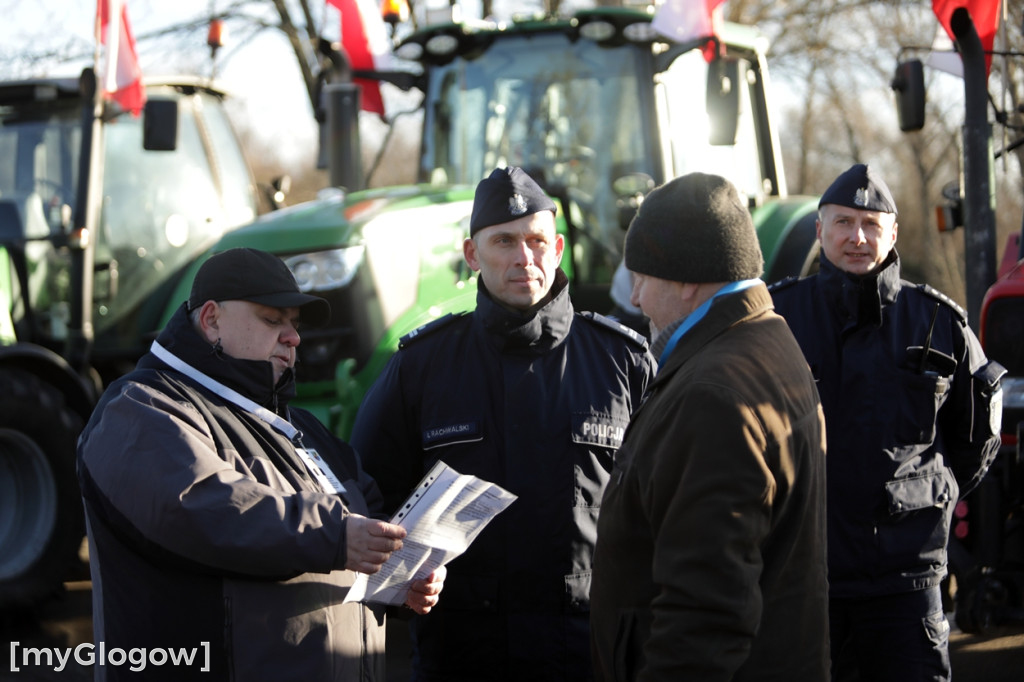 Protest rolników w Głogowie