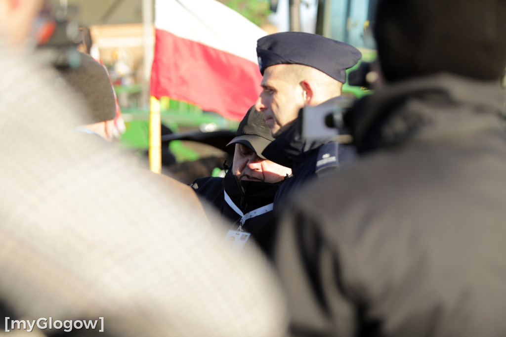 Protest rolników w Głogowie
