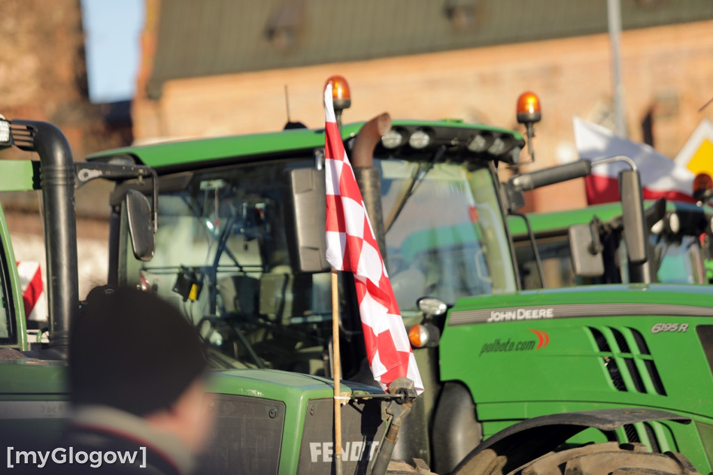 Protest rolników w Głogowie