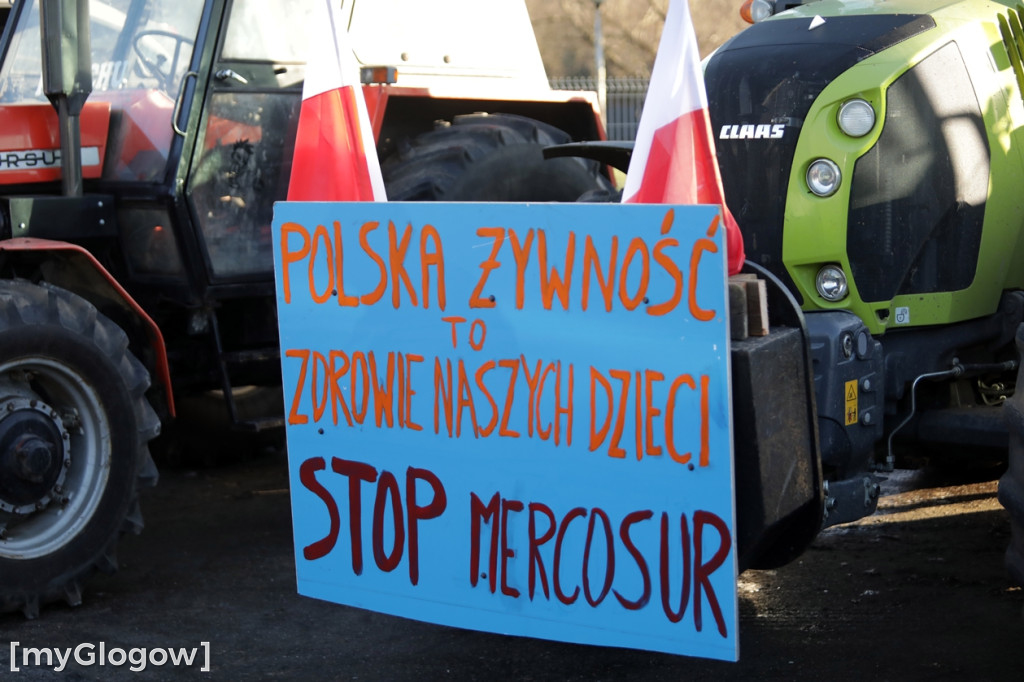 Protest rolników w Głogowie