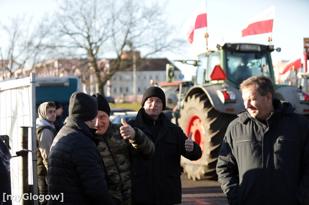 Protest rolników w Głogowie