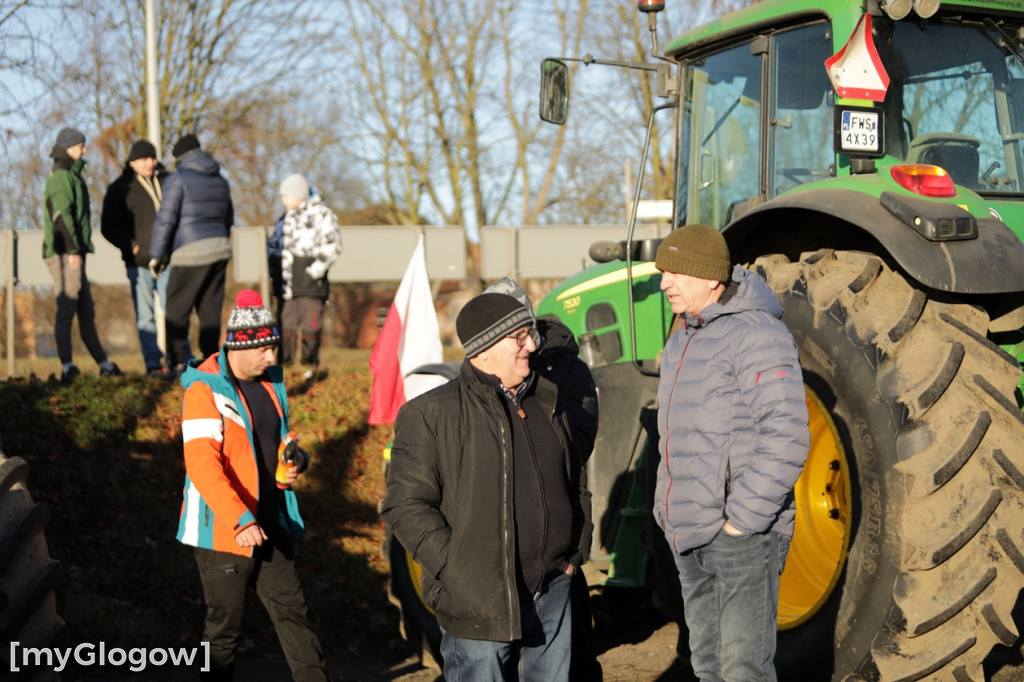 Protest rolników w Głogowie