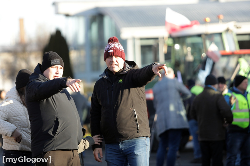 Protest rolników w Głogowie