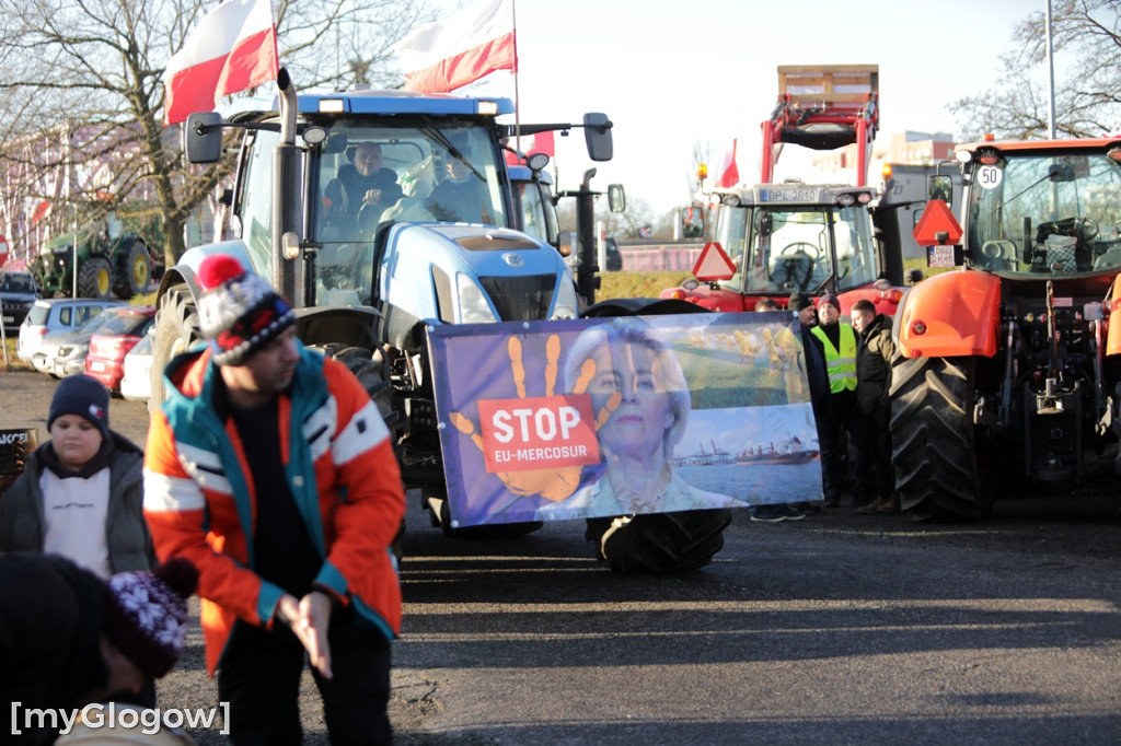 Protest rolników w Głogowie