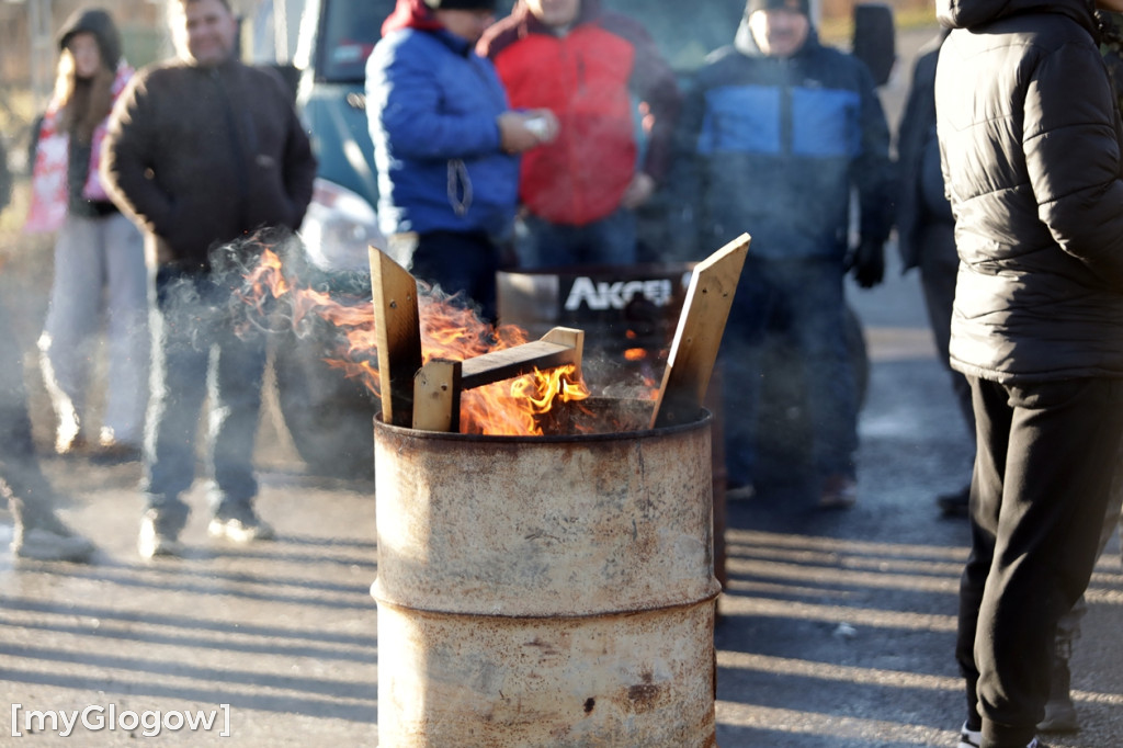 Protest rolników w Głogowie