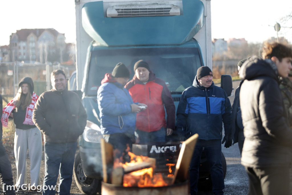 Protest rolników w Głogowie