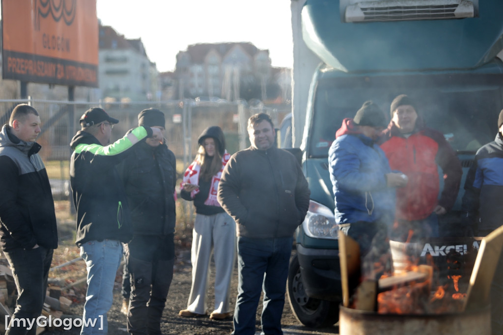 Protest rolników w Głogowie