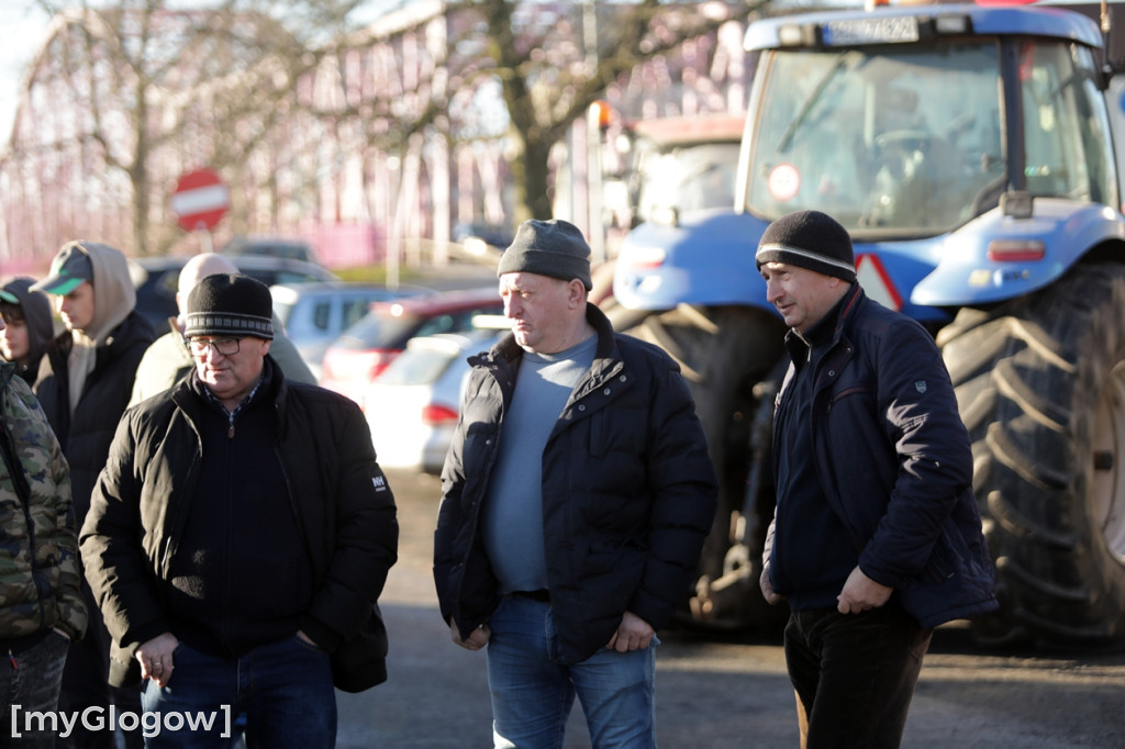 Protest rolników w Głogowie