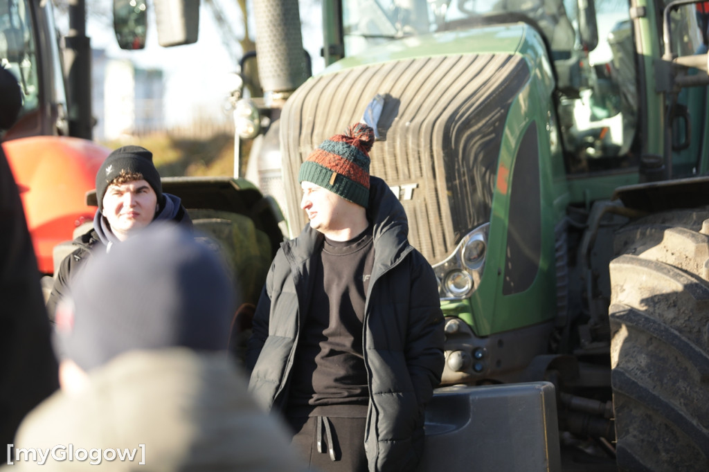 Protest rolników w Głogowie