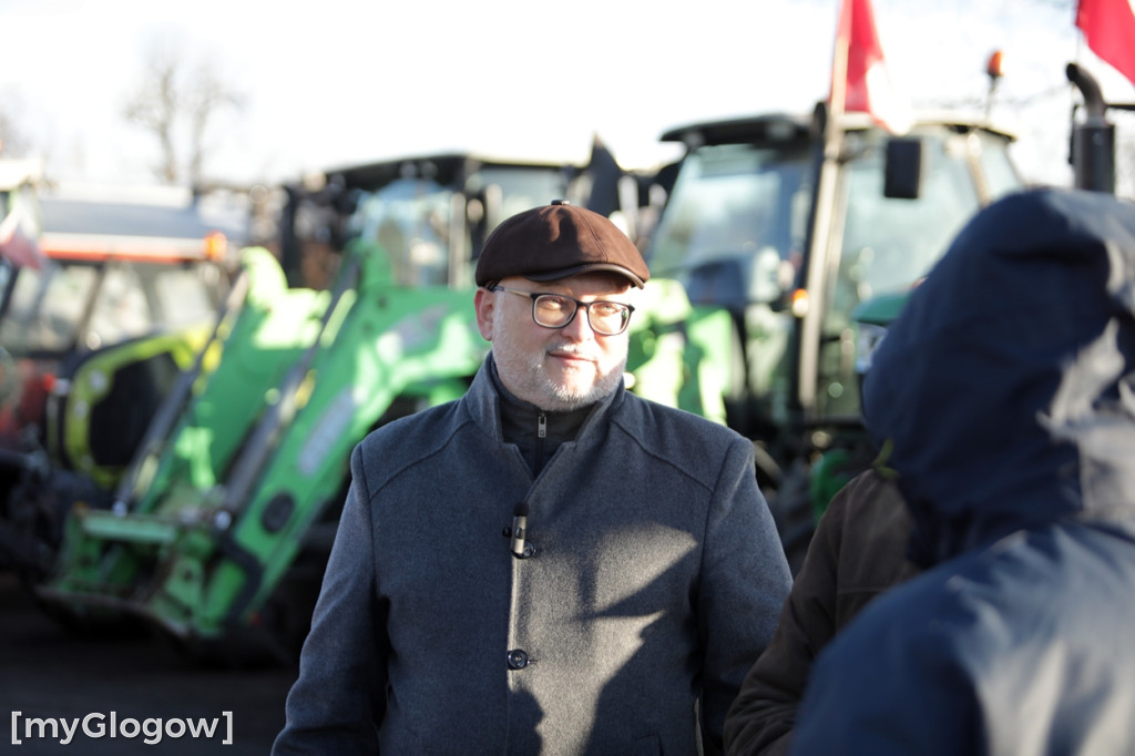 Protest rolników w Głogowie