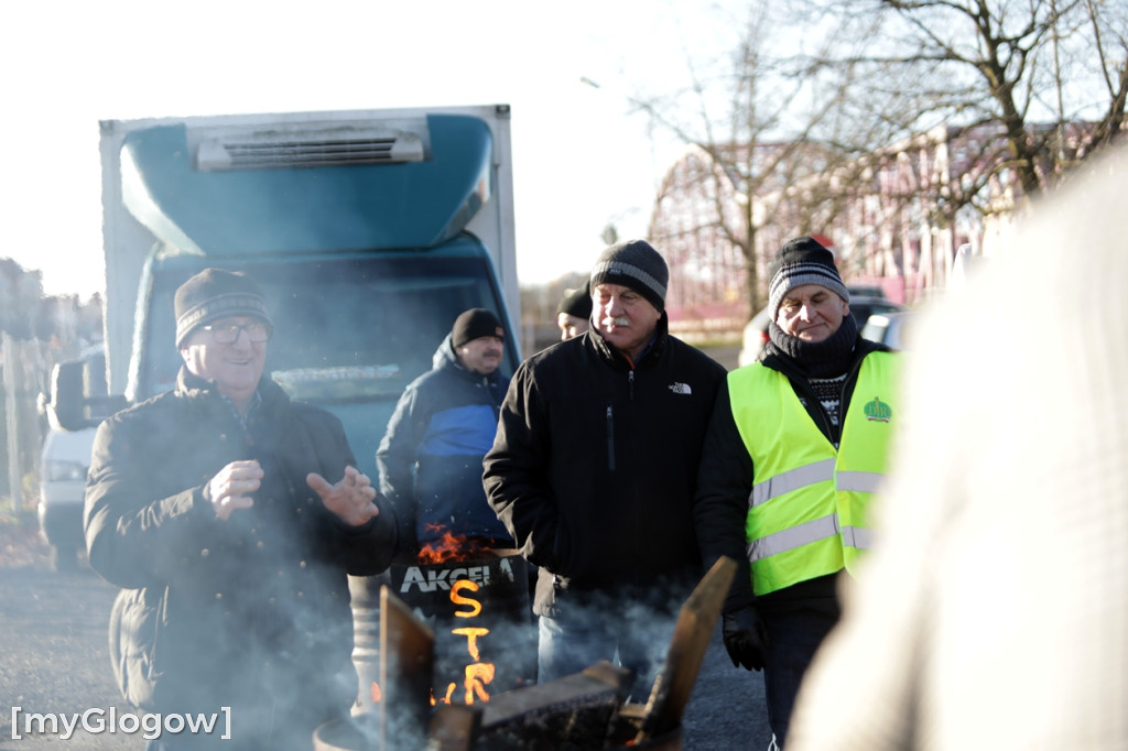 Protest rolników w Głogowie