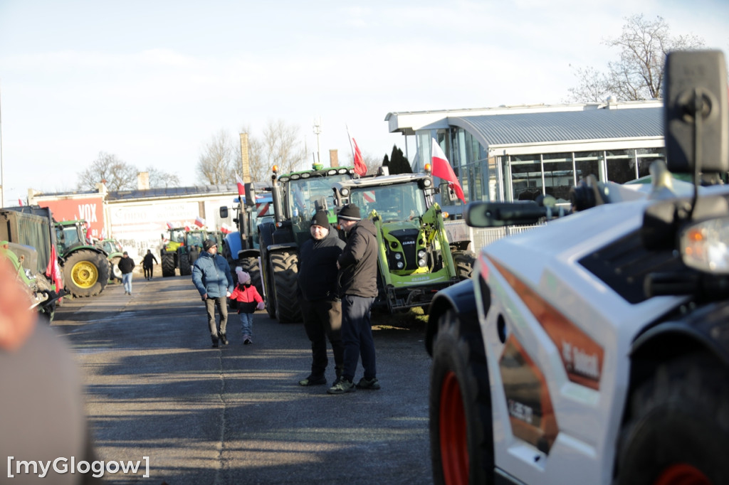 Protest rolników w Głogowie