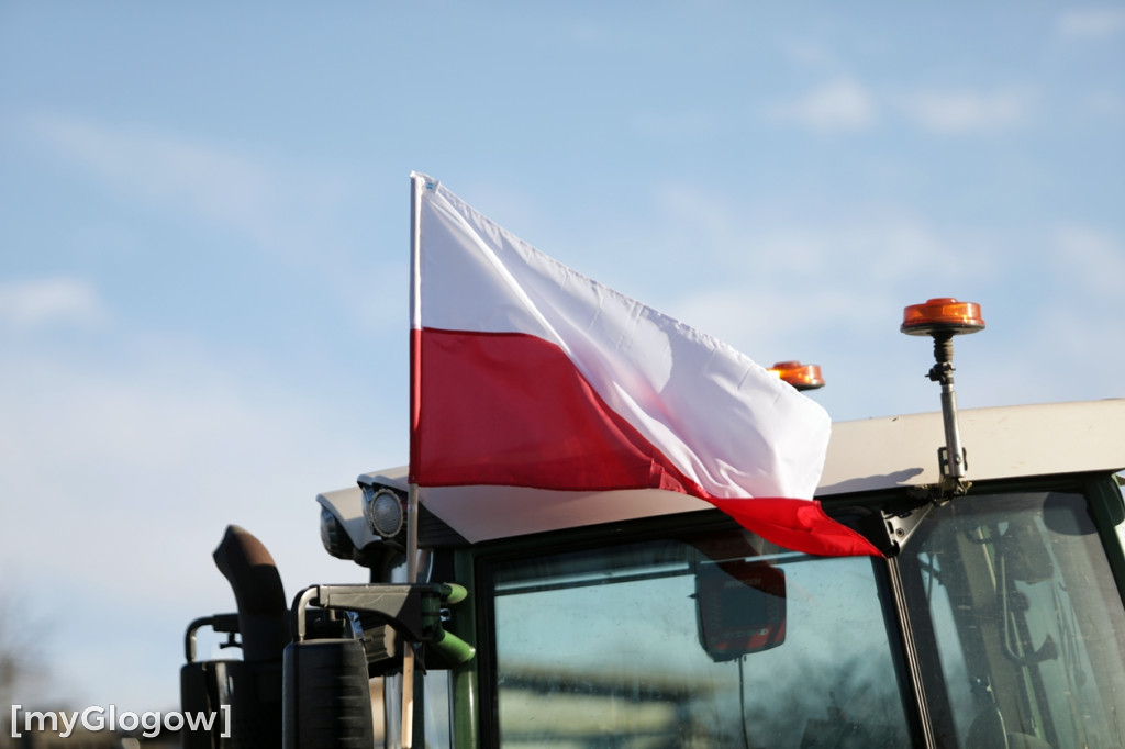 Protest rolników w Głogowie