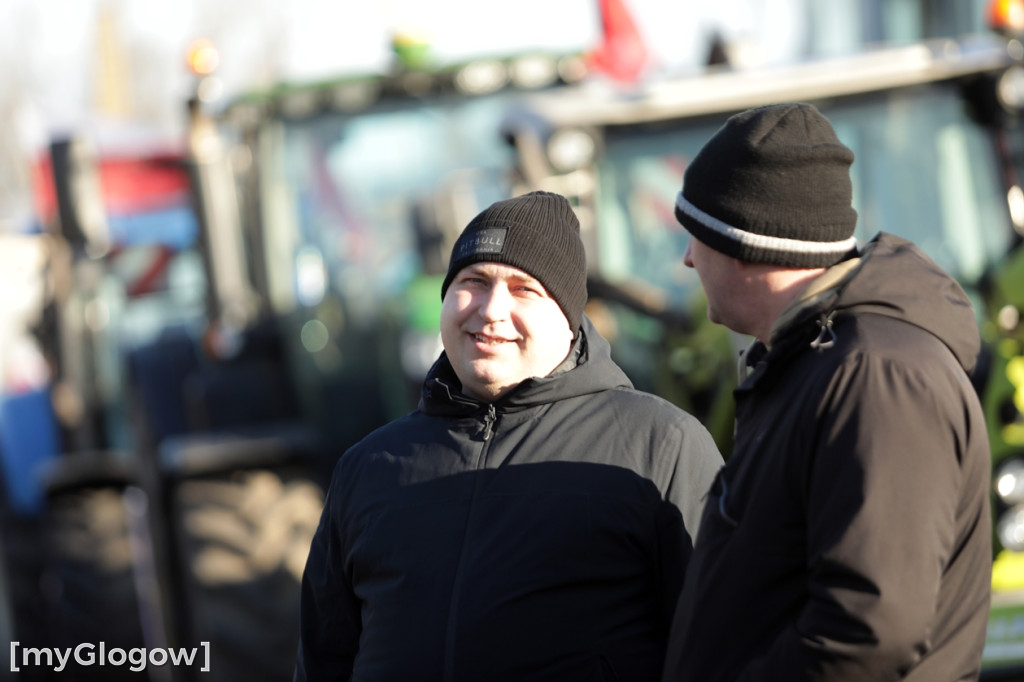 Protest rolników w Głogowie