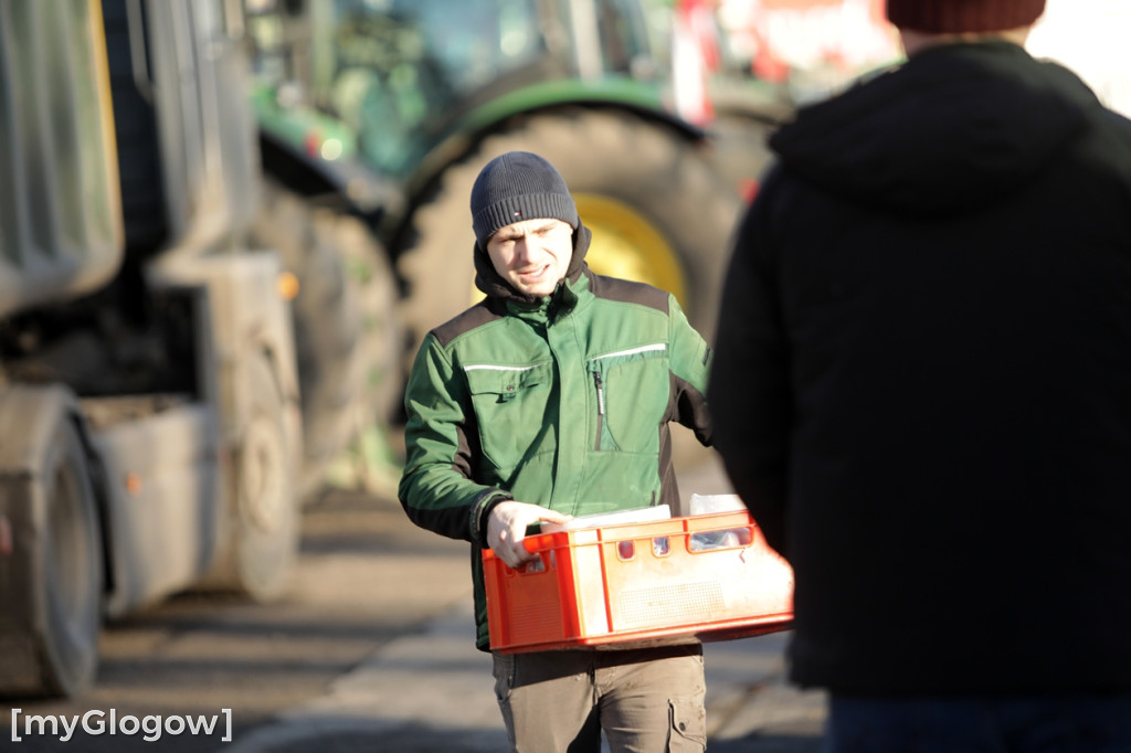 Protest rolników w Głogowie