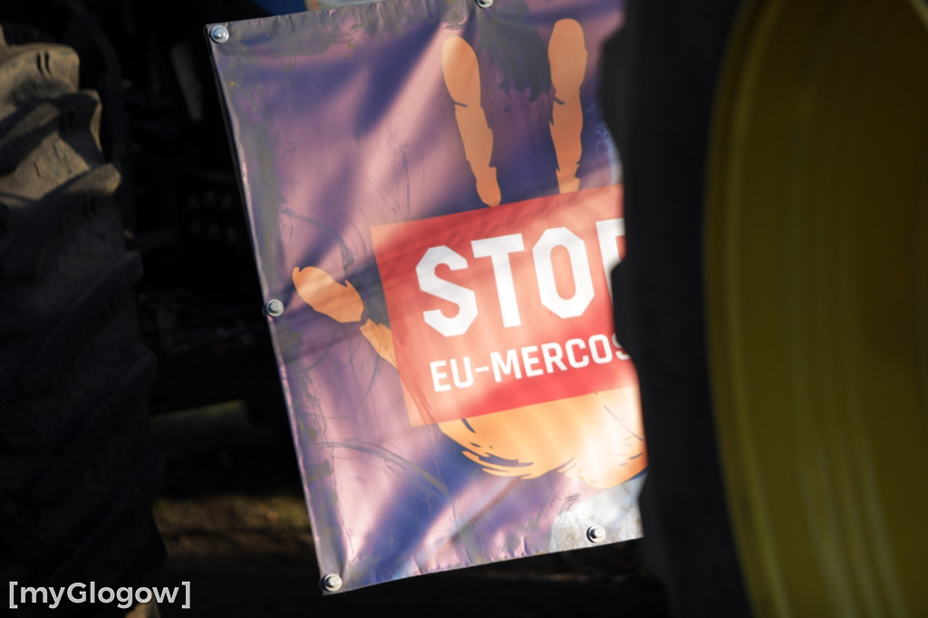 Protest rolników w Głogowie