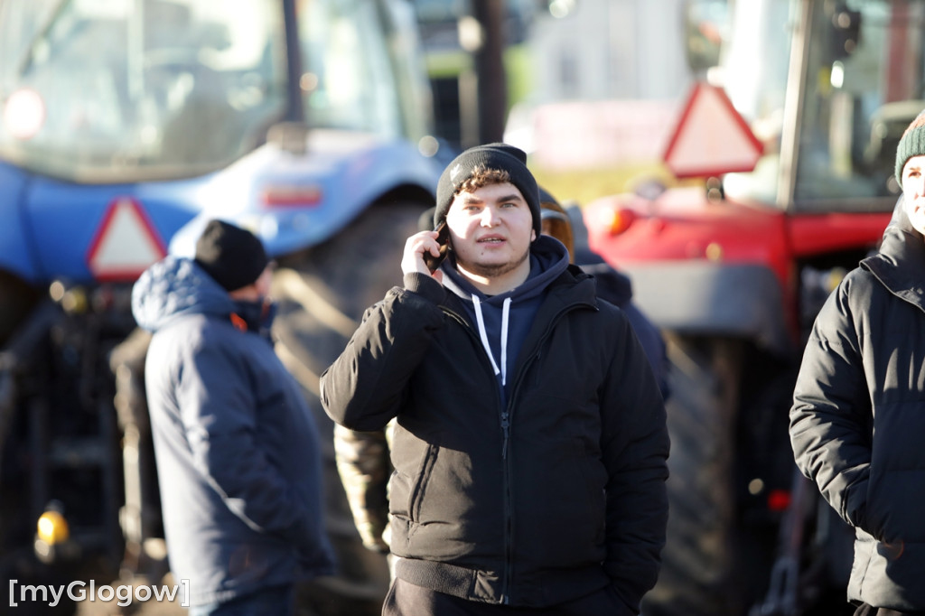 Protest rolników w Głogowie