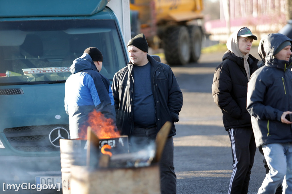 Protest rolników w Głogowie
