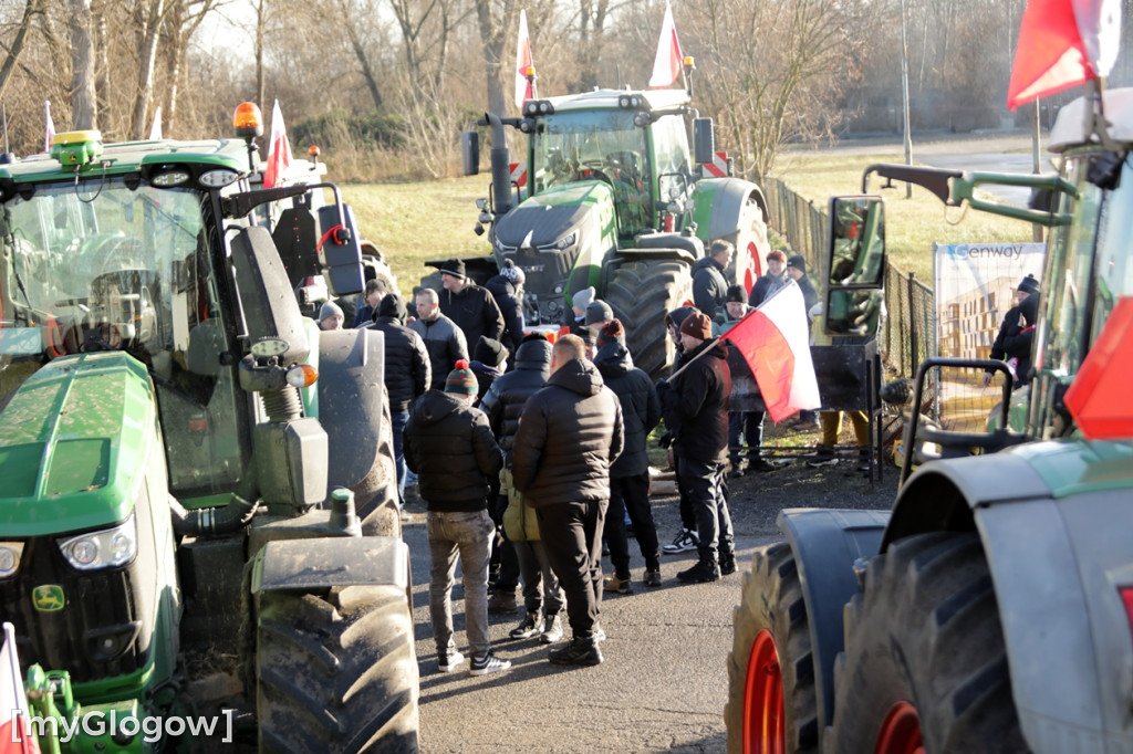 Protest rolników w Głogowie