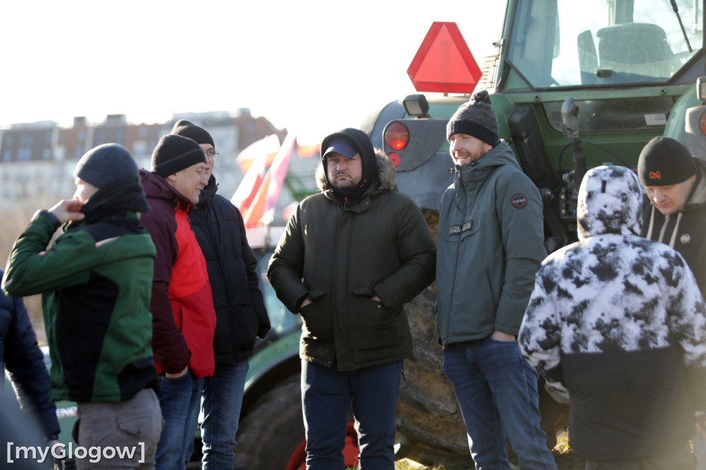 Protest rolników w Głogowie